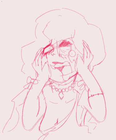 Messy Sketch: $10